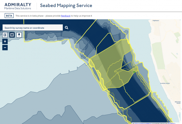 Seabed mapping service