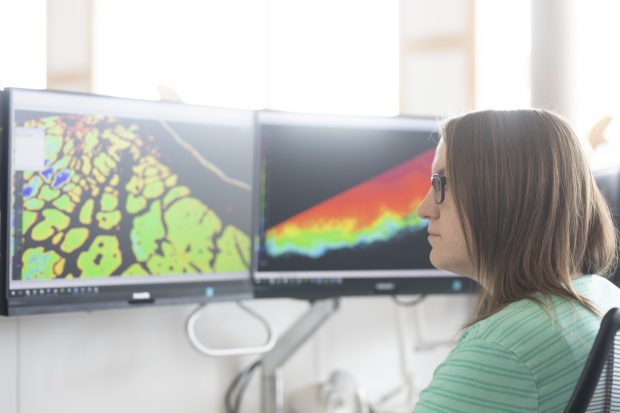 UKHO Staff analysing bathymetry data